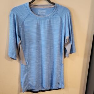 Coolibar Light Blue Performance Tee